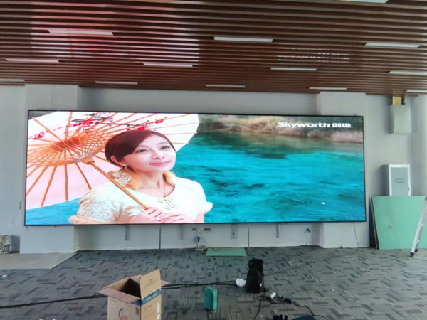 相城P1.53led小间距屏安装案例